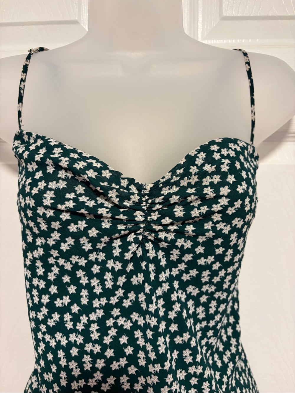 Princess Polly Dark Green Floral Mini Dress - Picture 2 of 6